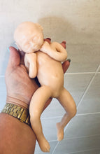 Load image into Gallery viewer, Blank (unpainted) full body silicone mini kit Steven (baby boy) in super soft blend with 3D skin effect