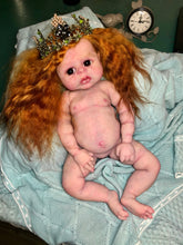 Load image into Gallery viewer, Custom Full body silicone baby girl Rihanna in soft blend with long red hair