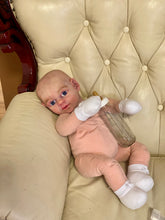 Load image into Gallery viewer, AVAILABLE AWAKE silicone cuddle baby Artyom in super soft blend with 3D skin effect