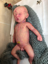 Load image into Gallery viewer, full body mini silicone baby boy Kenzo 8” in super soft blend with 3D skin effect