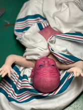 Load image into Gallery viewer, CUSTOM PROTOTYPE silicone cuddle baby Amelia in soft blend (including non gender silicone tummy plate)
