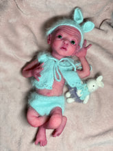 Load image into Gallery viewer, CUSTOM Prototype full body Silicone premature baby doll Amelia (baby girl ) in soft blend with armatures
