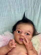 Load image into Gallery viewer, CUSTOM Full body silicone baby girl Zinzi with armatures &amp; HAIR
