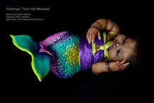 Load image into Gallery viewer, Reborn fantasy vinyl kit Tarni the mermaid by Nadine Dolotova

