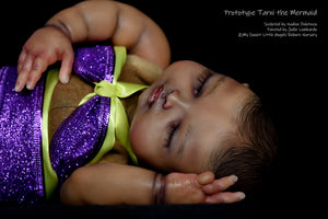 Reborn fantasy vinyl kit Tarni the mermaid by Nadine Dolotova