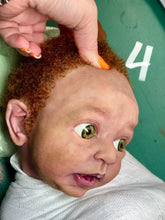 Load image into Gallery viewer, AVAILABLE Full body silicone baby boy Blu’ with armatures WITH HAIR
