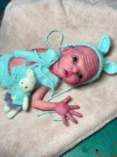 Load image into Gallery viewer, CUSTOM Prototype full body Silicone premature baby doll Amelia (baby girl ) in soft blend with armatures
