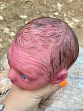 Load image into Gallery viewer, AVAILABLE PROTOTYPE silicone cuddle Ollie in soft blend with HAIR
