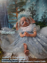 Load image into Gallery viewer, BLANK vinyl kit Bluebell by Viviane Aleluia (includes: vinyl head, full limbs, non gender belly plate, fabric body &amp; SHIPPING)
