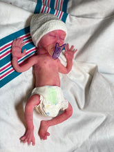 Load image into Gallery viewer, AVAILABLE Full body silicone baby girl crier 12&quot; ROOTED
