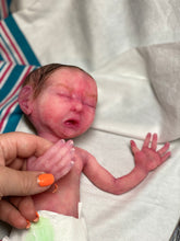 Load image into Gallery viewer, AVAILABLE Full body silicone baby girl crier 12&quot; ROOTED
