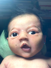 Load image into Gallery viewer, CUSTOM Full body silicone baby girl Zinzi with armatures &amp; HAIR
