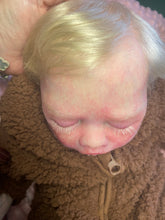 Load image into Gallery viewer, AVAILABLE silicone cuddle baby Harlow (sculpted by Lisa Sylvia), brought to life by Nadine Dolotova
