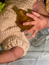Load image into Gallery viewer, AVAILABLE Full body silicone baby boy Blu’ with armatures WITH HAIR
