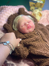Load image into Gallery viewer, AVAILABLE silicone cuddle baby Harlow (sculpted by Lisa Sylvia), brought to life by Nadine Dolotova
