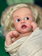 Load image into Gallery viewer, AVAILABLE Full body silicone baby girl Tweety in soft blend
