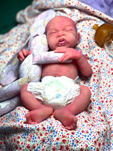 Load image into Gallery viewer, CUSTOM BOO BOO full body silicone kit Amari sleeping in SUPER soft blend
