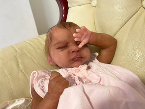 AVAILABLE Prototype partial silicone baby Wendy  18” in soft blend #1