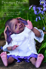 Load image into Gallery viewer, BLANK vinyl kit Bluebell by Viviane Aleluia (includes: vinyl head, full limbs, non gender belly plate, fabric body &amp; SHIPPING)
