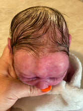 Load image into Gallery viewer, CUSTOM Full body silicone baby boy crier 12&quot; ROOTED
