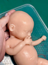 Load image into Gallery viewer, Custom Blank (unpainted) full body silicone mini kit Sallie (baby girl ) in soft blend
