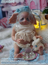 Load image into Gallery viewer, BLANK vinyl kit Bluebell by Viviane Aleluia (includes: vinyl head, full limbs, non gender belly plate, fabric body &amp; SHIPPING)
