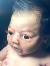 Load image into Gallery viewer, CUSTOM Full body silicone baby girl Zinzi with armatures &amp; HAIR
