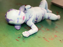 Load image into Gallery viewer, Custom full body silicone avatar inspired baby LILA in soft blend BALD
