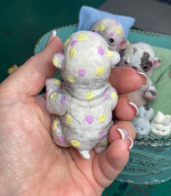 Load image into Gallery viewer, AVAILABLE PROTOTYPE silicone puppy Button in soft blend platinum cure silicone
