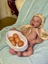 Load image into Gallery viewer, AVAILABLE Full body silicone baby boy Blu’ with armatures WITH HAIR
