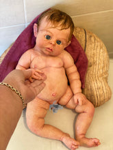 Load image into Gallery viewer, AVAILABLE Full body silicone baby boy Ryan in soft blend
