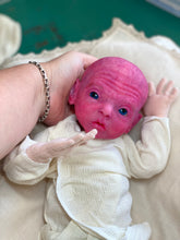 Load image into Gallery viewer, CUSTOM PROTOTYPE silicone cuddle baby Amelia in soft blend (including non gender silicone tummy plate)
