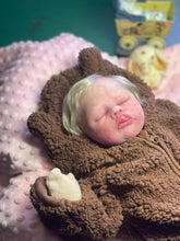 Load image into Gallery viewer, AVAILABLE silicone cuddle baby Harlow (sculpted by Lisa Sylvia), brought to life by Nadine Dolotova
