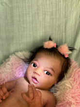 Load image into Gallery viewer, CUSTOM Full body silicone baby girl Zinzi with armatures &amp; HAIR
