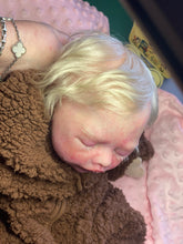 Load image into Gallery viewer, AVAILABLE silicone cuddle baby Harlow (sculpted by Lisa Sylvia), brought to life by Nadine Dolotova
