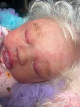 Load image into Gallery viewer, AVAILABLE PROTOTYPE silicone cuddle baby doll Romy soft blend platinum cure silicone WITH HAIR
