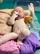 Load image into Gallery viewer, AVAILABLE PROTOTYPE silicone cuddle baby doll Romy soft blend platinum cure silicone WITH HAIR
