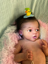 Load image into Gallery viewer, CUSTOM Full body silicone baby girl Zinzi with armatures &amp; HAIR
