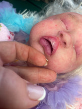 Load image into Gallery viewer, AVAILABLE PROTOTYPE silicone cuddle baby doll Romy soft blend platinum cure silicone WITH HAIR
