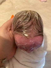 Load image into Gallery viewer, CUSTOM Full body silicone baby boy crier 12&quot; ROOTED
