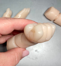 Load image into Gallery viewer, CUSTOM BLANK 1/4 silicone limbs from Wendy kit by Viviane Aleluia (includes: 1/4 silicone limbs only)
