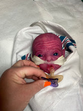 Load image into Gallery viewer, CUSTOM PROTOTYPE silicone cuddle baby Amelia in soft blend (including non gender silicone tummy plate)

