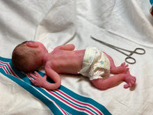 Load image into Gallery viewer, AVAILABLE Full body silicone baby girl crier 12&quot; ROOTED
