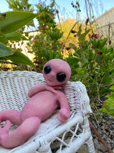 Load image into Gallery viewer, AVAILABLE  PROTOTYPE Full body silicone mini baby Alien #2 in super soft blend 11”
