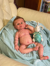 Load image into Gallery viewer, AVAILABLE Full body silicone baby boy Ryan in soft blend
