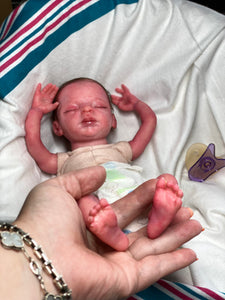 AVAILABLE Rooted Reborn premature baby Promise by Marita Winters