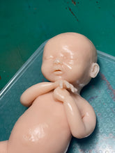 Load image into Gallery viewer, Custom Blank (unpainted) full body silicone mini kit Sallie (baby girl ) in soft blend
