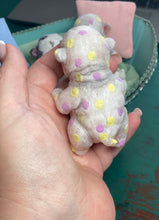 Load image into Gallery viewer, AVAILABLE PROTOTYPE silicone puppy Button in soft blend platinum cure silicone
