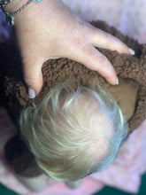 Load image into Gallery viewer, AVAILABLE silicone cuddle baby Harlow (sculpted by Lisa Sylvia), brought to life by Nadine Dolotova
