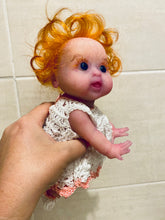Load image into Gallery viewer, AVAILABLE full body silicone baby girl Layla in super soft blend with arm armature
